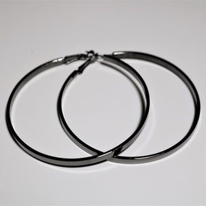 Chrome Hoop Earrings